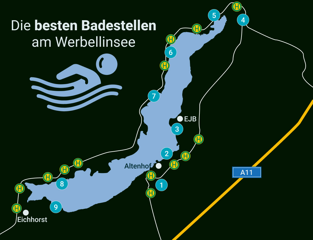 badestellen werbellinsee dark